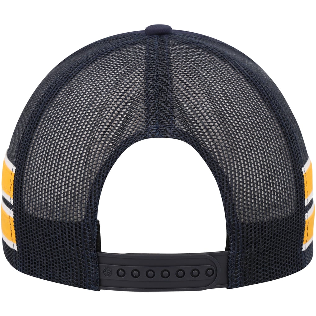 Denver Nuggets '47 Sidebrand Stripes Trucker Adjustable Hat - Navy