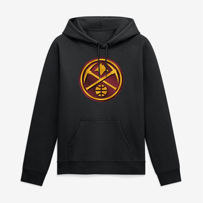 Denver Nuggets Big & Tall Forged Mascot Hoodie - Black