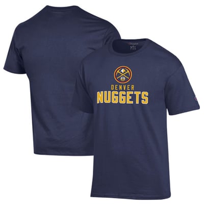 Denver Nuggets Champion Jersey Cotton T-Shirt - Navy