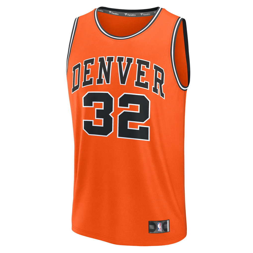 Men's Denver Nuggets Aaron Gordon Fanatics Orange Fast Break Jersey ...
