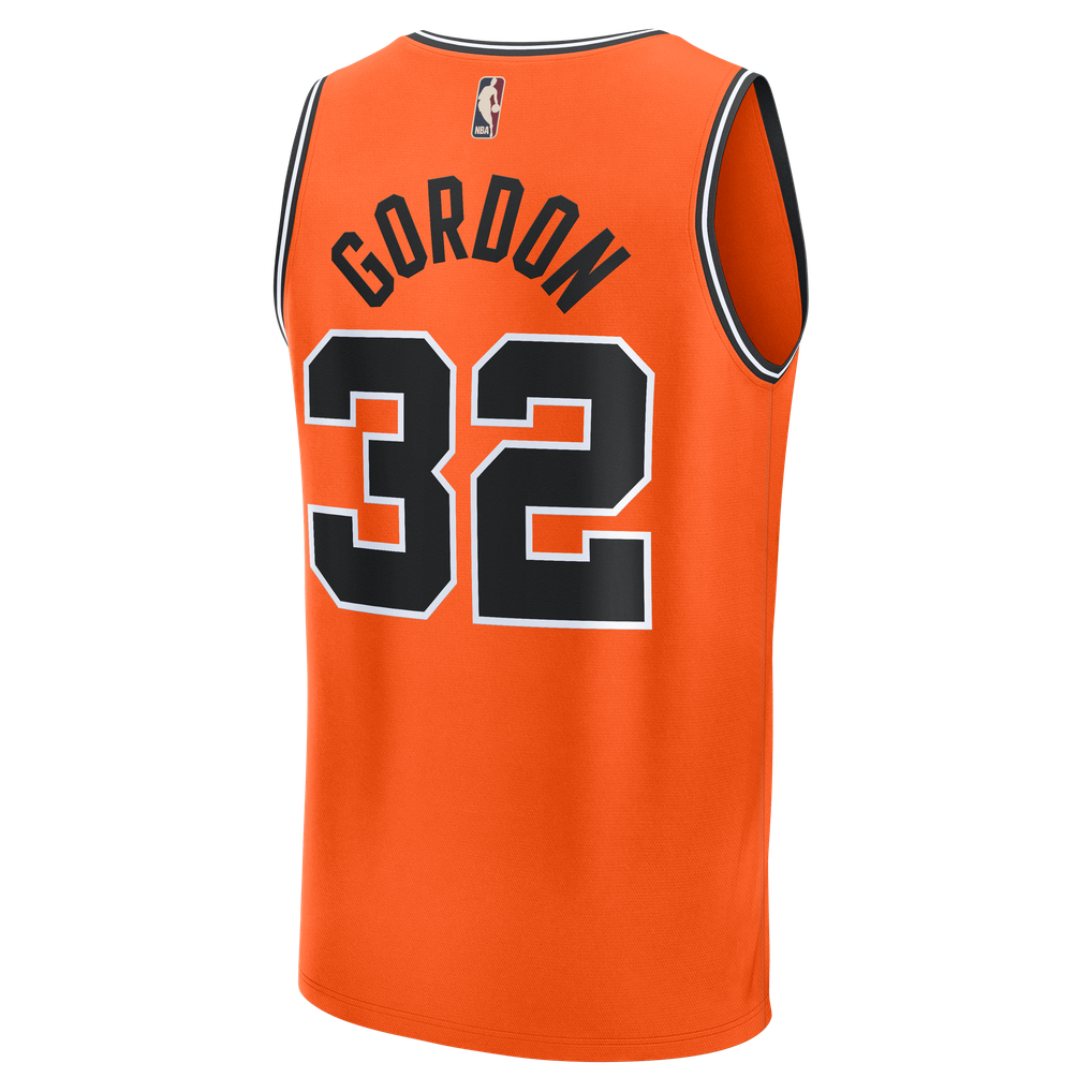 Men's Denver Nuggets Aaron Gordon Fanatics Orange Fast Break Jersey ...