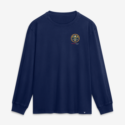  Denver Nuggets Fanatics Coaching Time Long Sleeve T-Shirt - Navy
