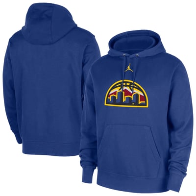  Denver Nuggets Jordan Brand Statement Edition Club Fleece Hoodie - Rush Blue