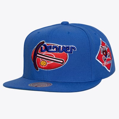 Denver Nuggets Mitchell & Ness ABA Suit Up Snapback Hat - Royal