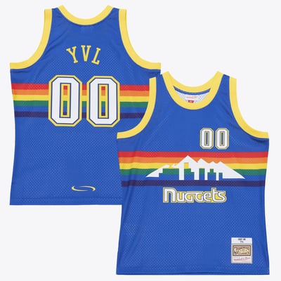 Denver Nuggets Mitchell & Ness x Playboi Carti 1987-88 Swingman Jersey - Royal