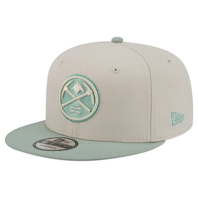  Denver Nuggets New Era Color Pack 9FIFTY Snapback Hat - Cream/Light Green