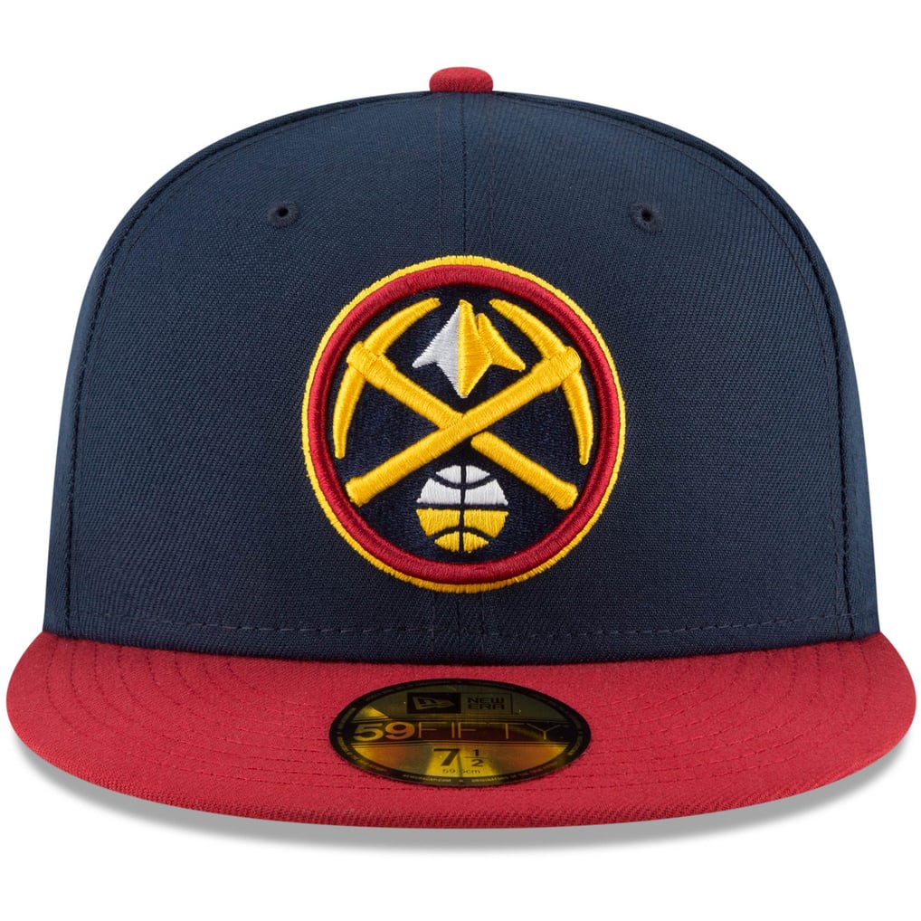 Denver Nuggets New Era 2-Tone 59FIFTY Fitted Hat - Navy/Red
