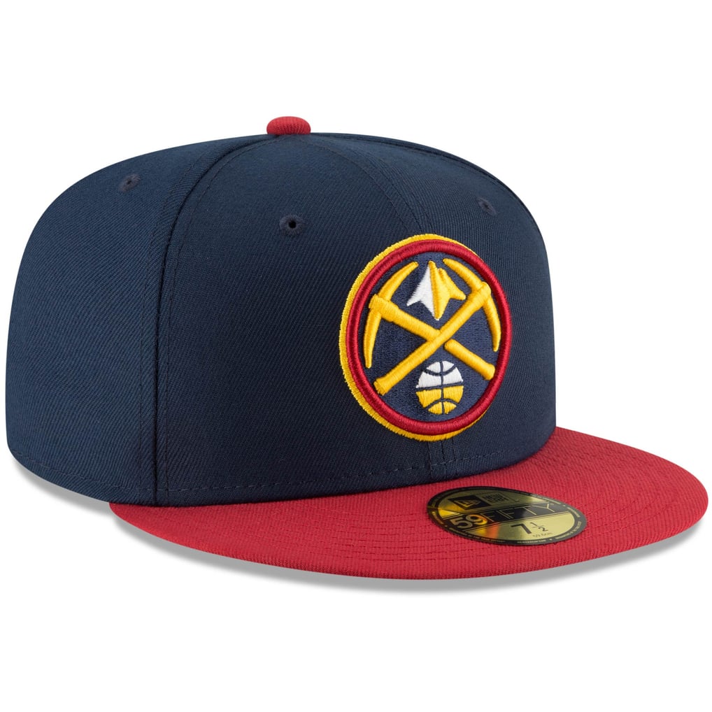 Denver Nuggets New Era 2-Tone 59FIFTY Fitted Hat - Navy/Red