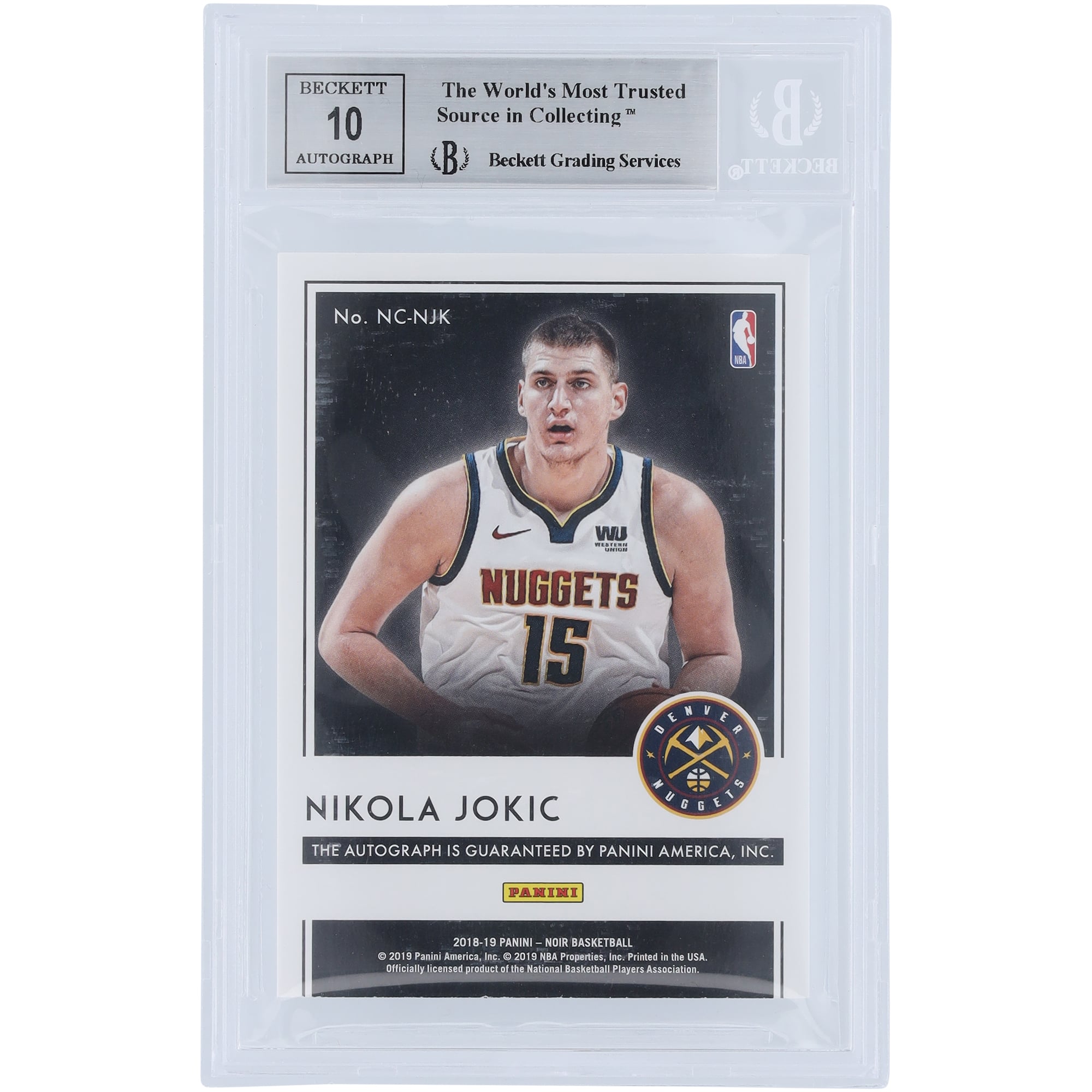 2018-19 Nikola Panini Jokic Nuggets NBA Denver Hoops | com: eBay 