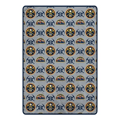 Denver Nuggets Pegasus Logo Roll Oversized 66" x 95" Ultra Cozy Blanket