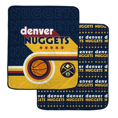 Denver Nuggets Pegasus Retro Baller Double-Sided 60" x 70" Ultra Cozy Blanket