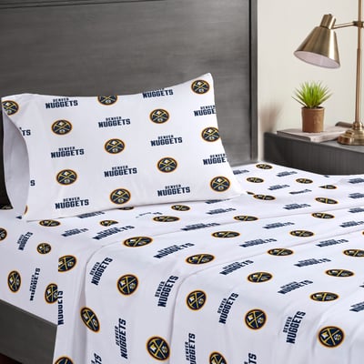 Denver Nuggets Pegasus Three-Piece Twin Sheet Set