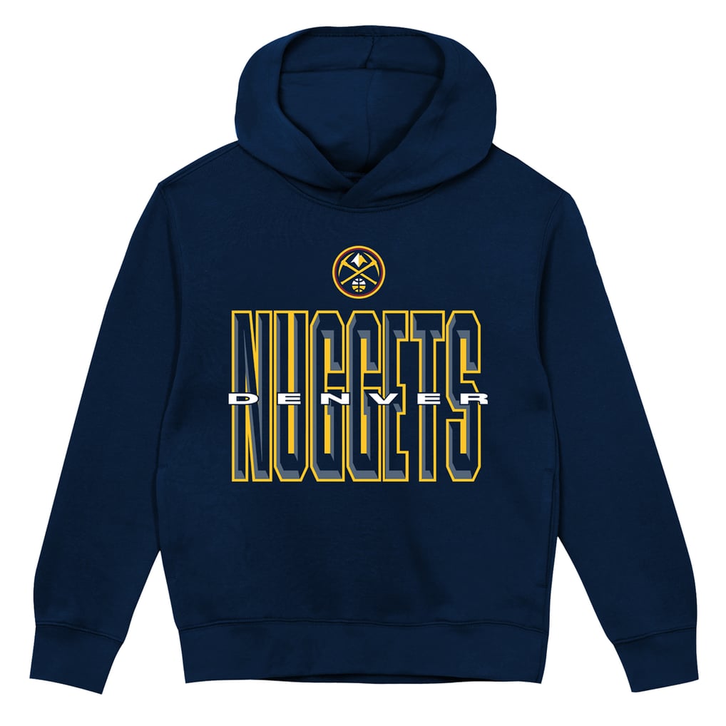 Preschool Denver Nuggets Outerstuff Navy Field General Fleece Hoodie