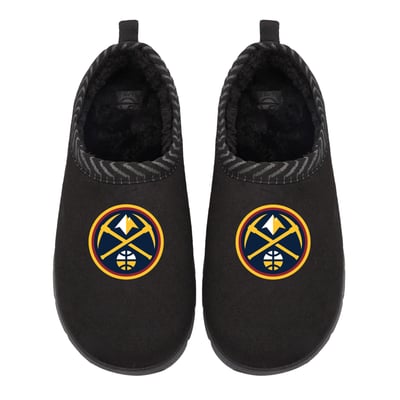 Denver Nuggets ISlide Unisex Primary Logo Mission Slippers - Black
