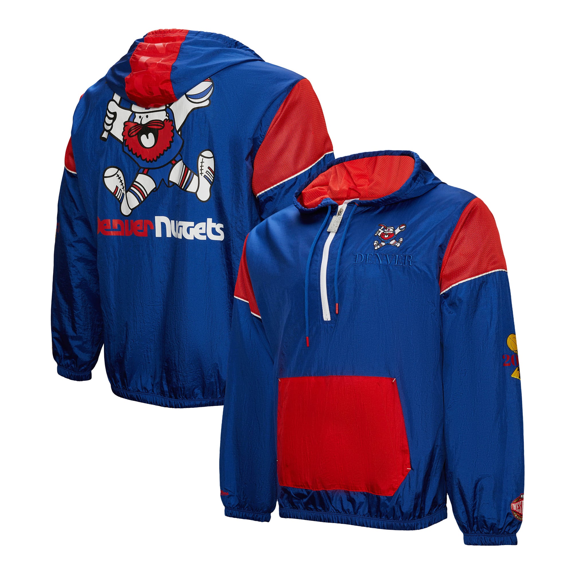 Unisex Denver Nuggets Mitchell & Ness Royal Hardwood Classics Team 