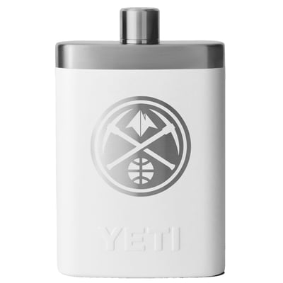 Denver Nuggets YETI 7oz. Flask - White