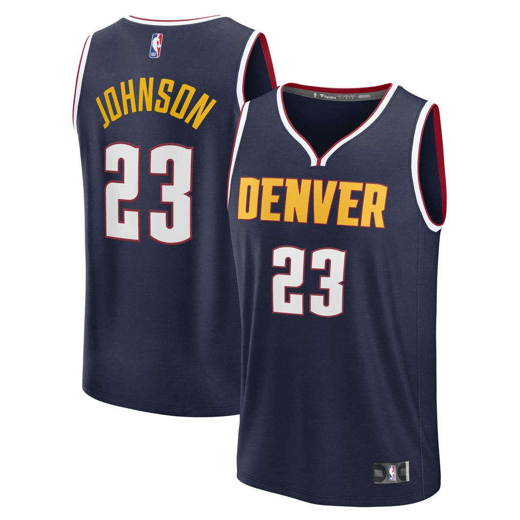 Cameron Johnson Denver Nuggets Fanatics Youth Fast Break Replica Jersey - Navy - Icon Edition