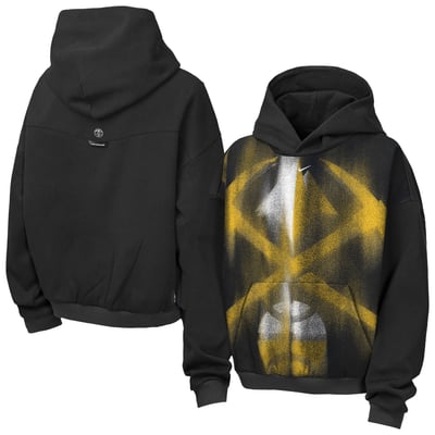  Denver Nuggets Nike Youth 2026 Standard Issue Practice Icon Fleece Pullover Hoodie - Black