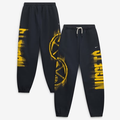  Denver Nuggets Nike Youth 2026/27 Standard Issue Authentic Wordmark Fleece Pants - Black