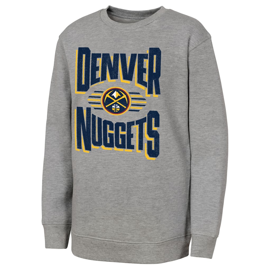 Denver Nuggets Outerstuff Youth Jet Stream Sweatshirt - Gray