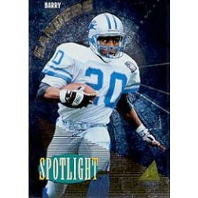 1995 Pinnacle Club Collection Spotlight #2 Barry Sanders