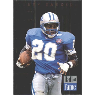1995 SkyBox Impact Future Hall of Famers #HF7 Barry Sanders