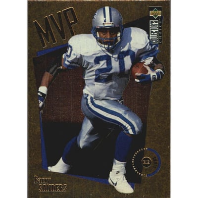 1996 Collector's Choice MVPs Gold #M16 Barry Sanders