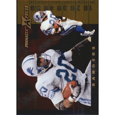 1997 Pinnacle X-Press Autumn Warriors #11 Barry Sanders
