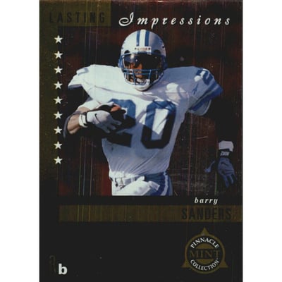 1998 Pinnacle Mint Lasting Impressions #3 Barry Sanders