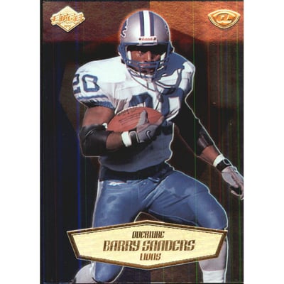 1999 Collector's Edge Advantage Overture #9 Barry Sanders