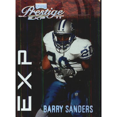 1999 Playoff Prestige EXP Reflections Silver #156 Barry Sanders