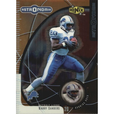 1999 UD Ionix Astronomix #A14 Barry Sanders