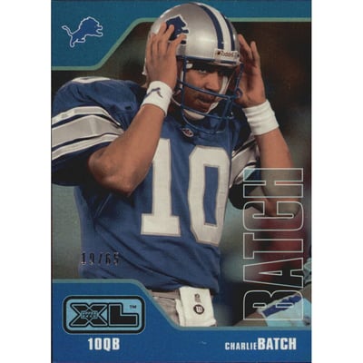 2002 Upper Deck XL Holofoil #164 Charlie Batch