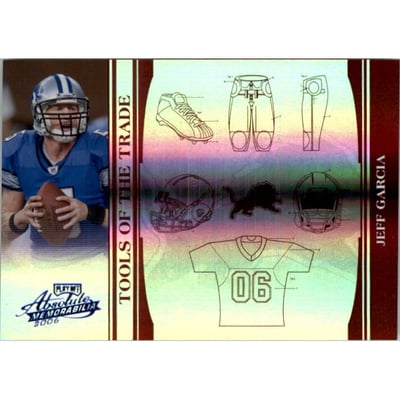 2006 Absolute Memorabilia Tools of the Trade Red Spectrum #TOT64 Jeff Garcia