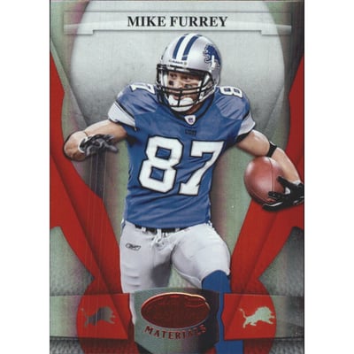 2008 Leaf Certified Materials Mirror Red #44 Mike Furrey