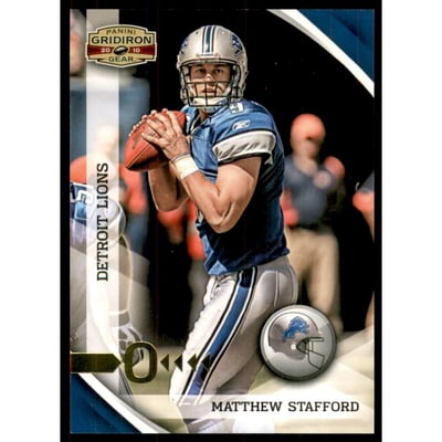 2010 Panini Gridiron Gear Gold O's #48 Matthew Stafford