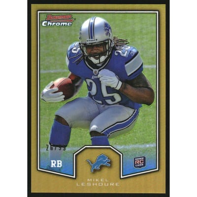 2011 Bowman Chrome Rookie Preview Inserts Refractors #BCR7 Mikel Leshoure