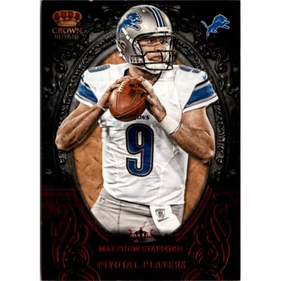 2012 Crown Royale Pivotal Players Red #15 Matthew Stafford