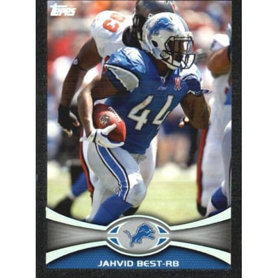 2012 Topps Black #2 Jahvid Best