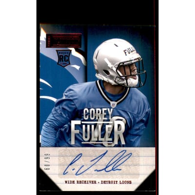 2013 Panini Playbook #118 Corey Fuller AU/99 RC