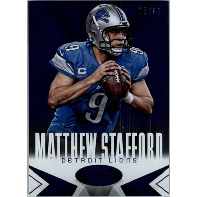 2014 Certified Blue #33 Matthew Stafford