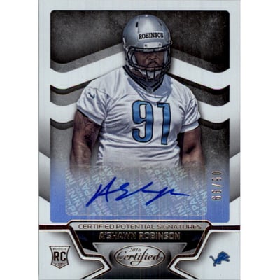 2016 Certified Potential Autographs #CPSAR A'Shawn Robinson/99