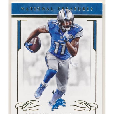 2016 Panini National Treasures Gold #34 Marvin Jones Jr.