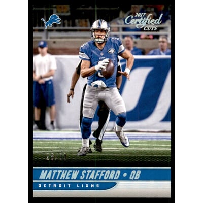 2017 Certified Cuts Silver #29 Matthew Stafford