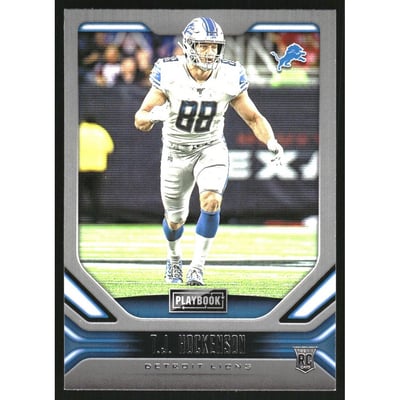 2019 Panini Playbook #121 T.J. Hockenson RC