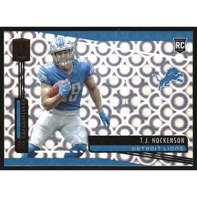 2019 Panini Unparalleled Groove #208 T.J. Hockenson