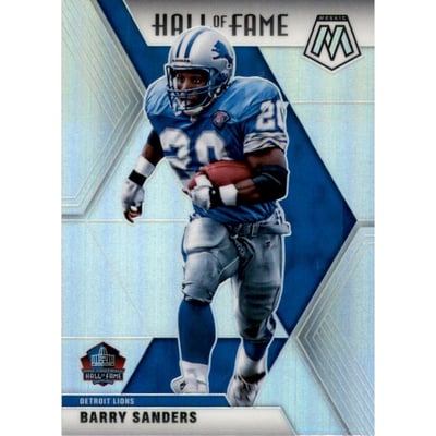 2020 Panini Mosaic Silver #294 Barry Sanders HOF