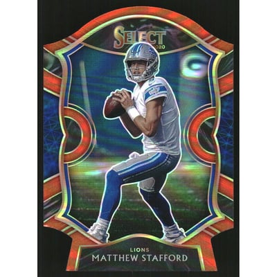 2020 Select Prizm Orange Die Cut #11 Matthew Stafford