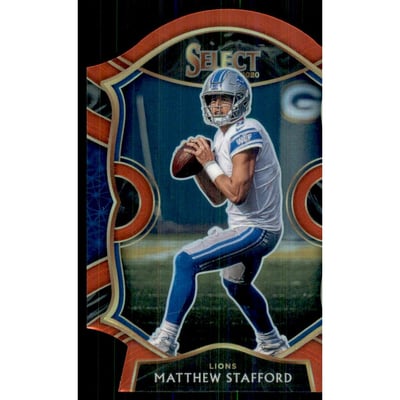 2020 Select Prizm Red Die Cut #11 Matthew Stafford
