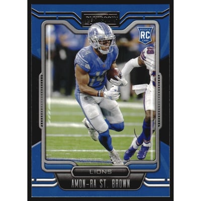2021 Panini Playbook #131 Amon-Ra St. Brown RC